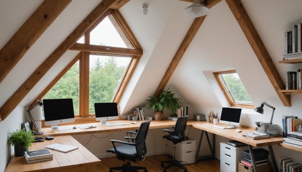Comment aménager un espace bureau sous les combles ?