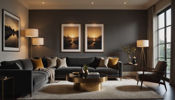 Comment illuminer un salon sombre avec style ?